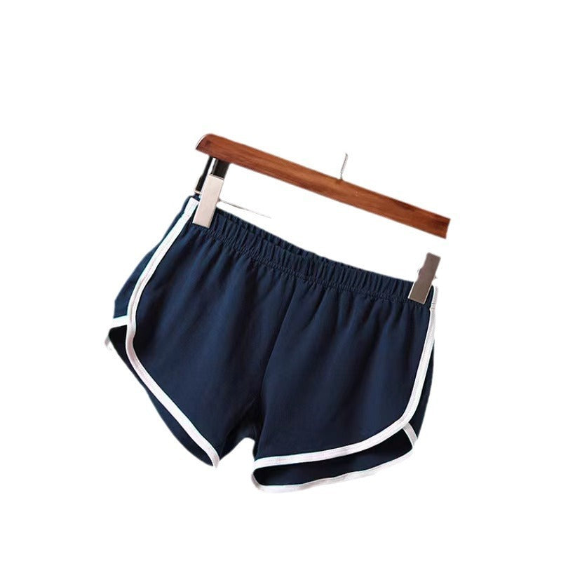 Women's Solid Color Breathable Workout Shorts