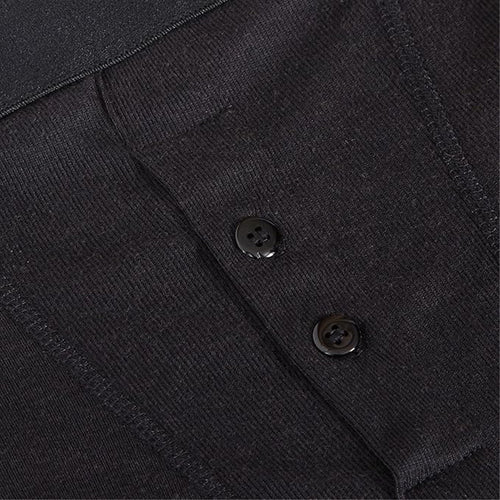 6 Pairs Mens Black Boxer Short Ribbed Boxers Cotton Stretch Boxershorts Underwear MB09 by Sock Stack