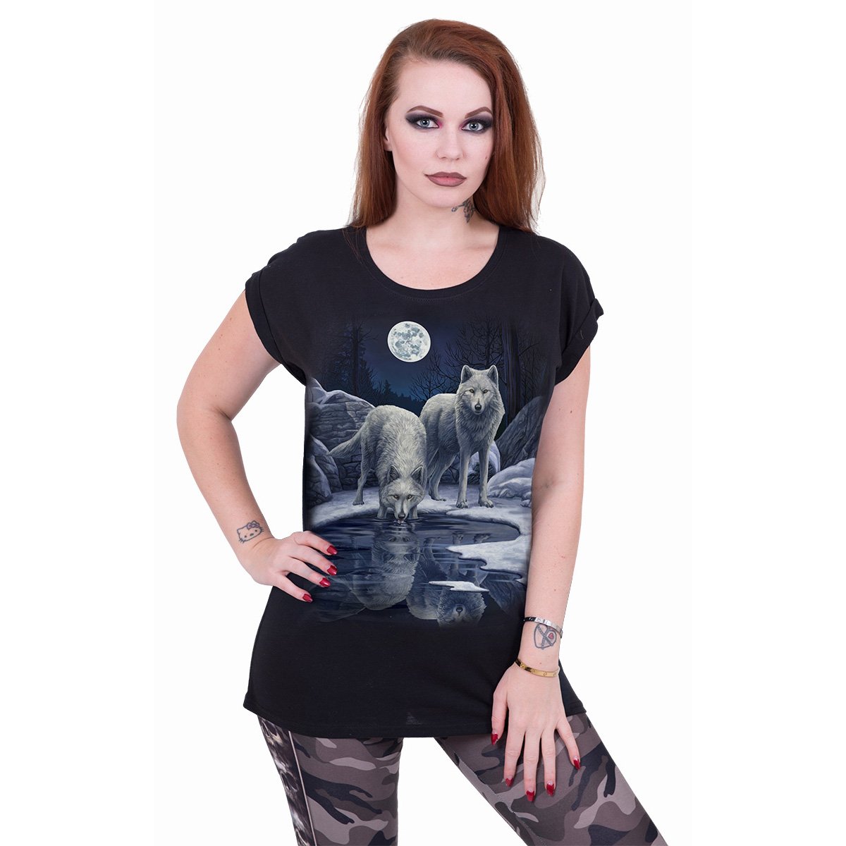 WARRIORS OF WINTER - Turnup Sleeve Loosefit Tee