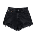 Women's Raw Edge Denim Casual Shorts