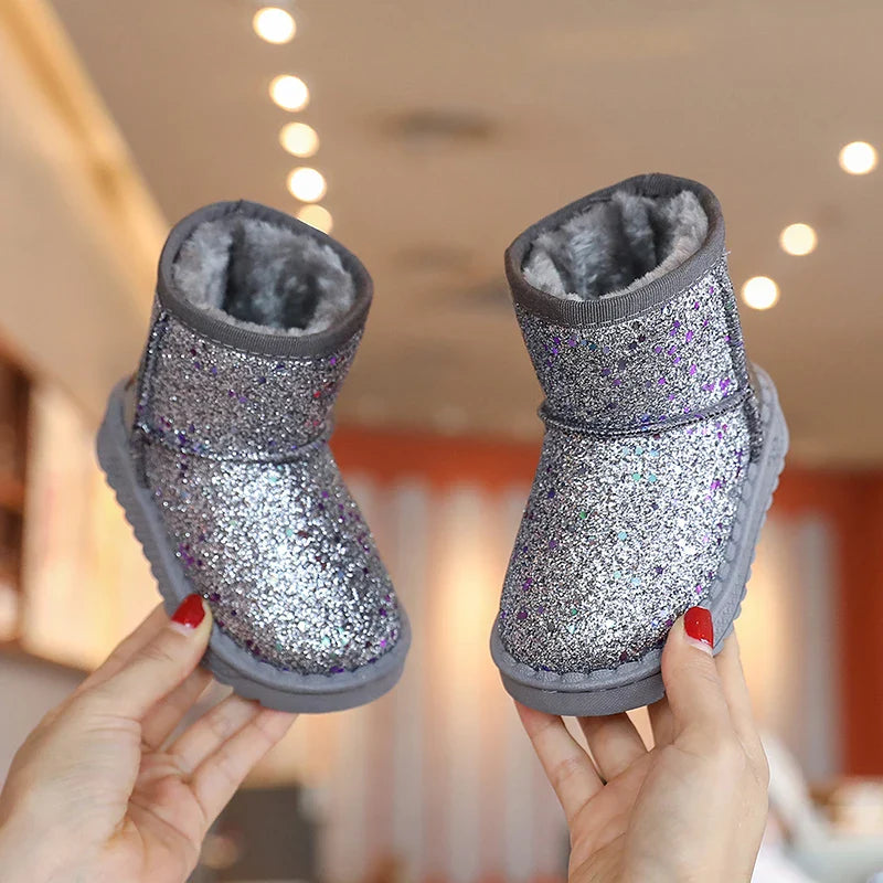 Children's Warm Winter Anti-Slip Snow Boots