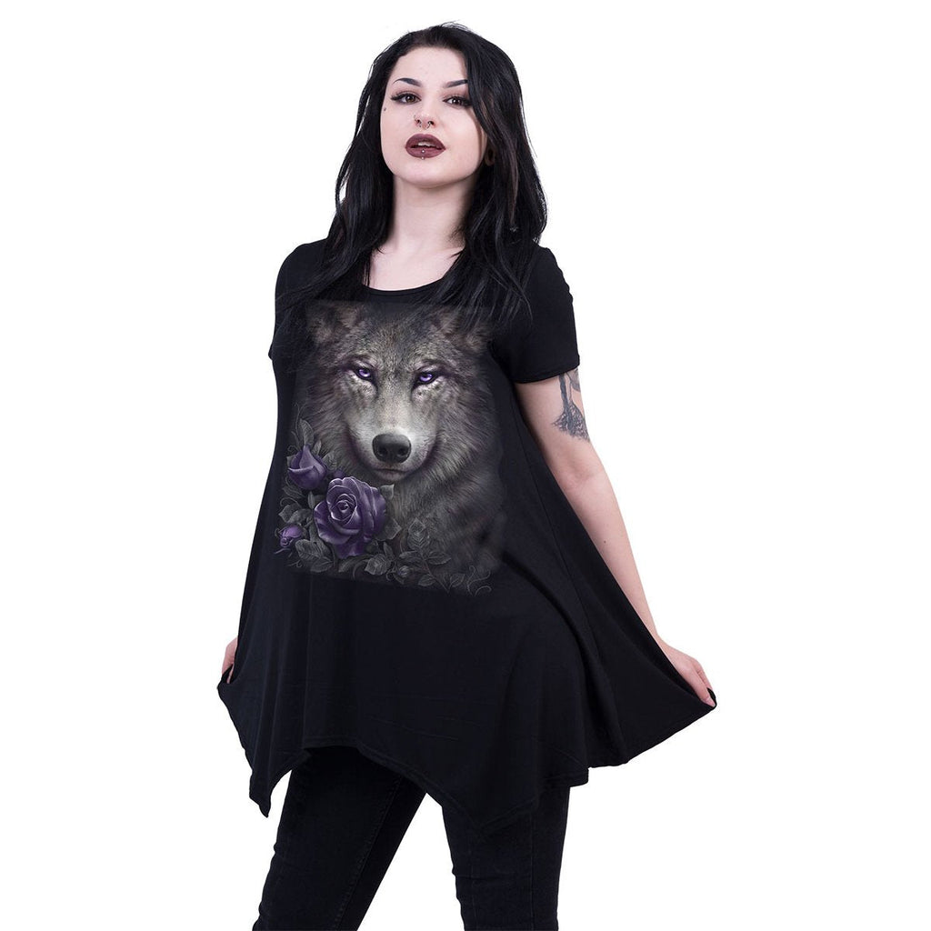 WOLF ROSES - Smock - Tunic Casual Top