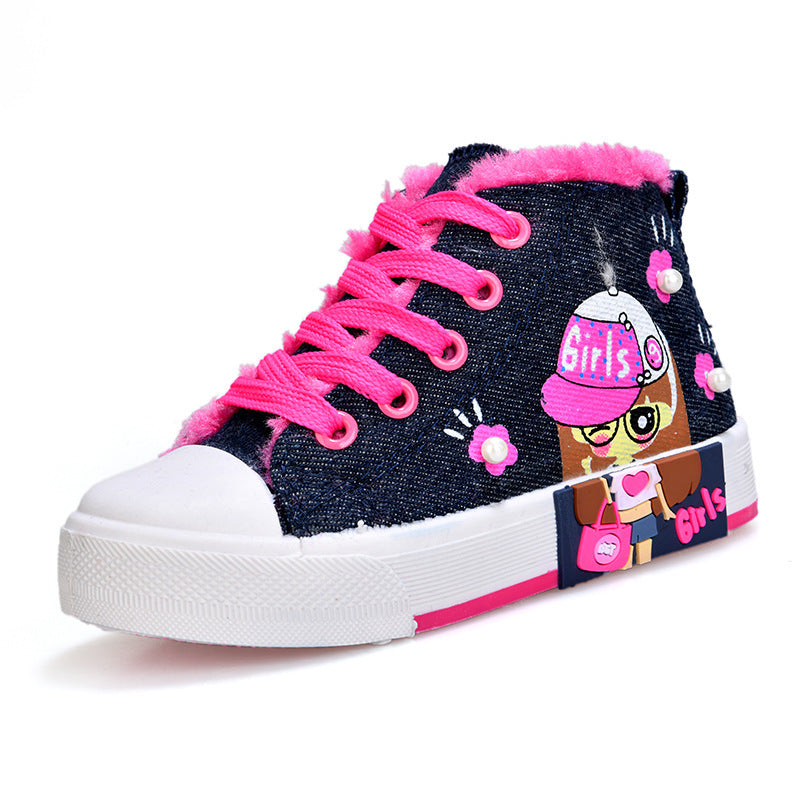 Girls' Canvas Trainers