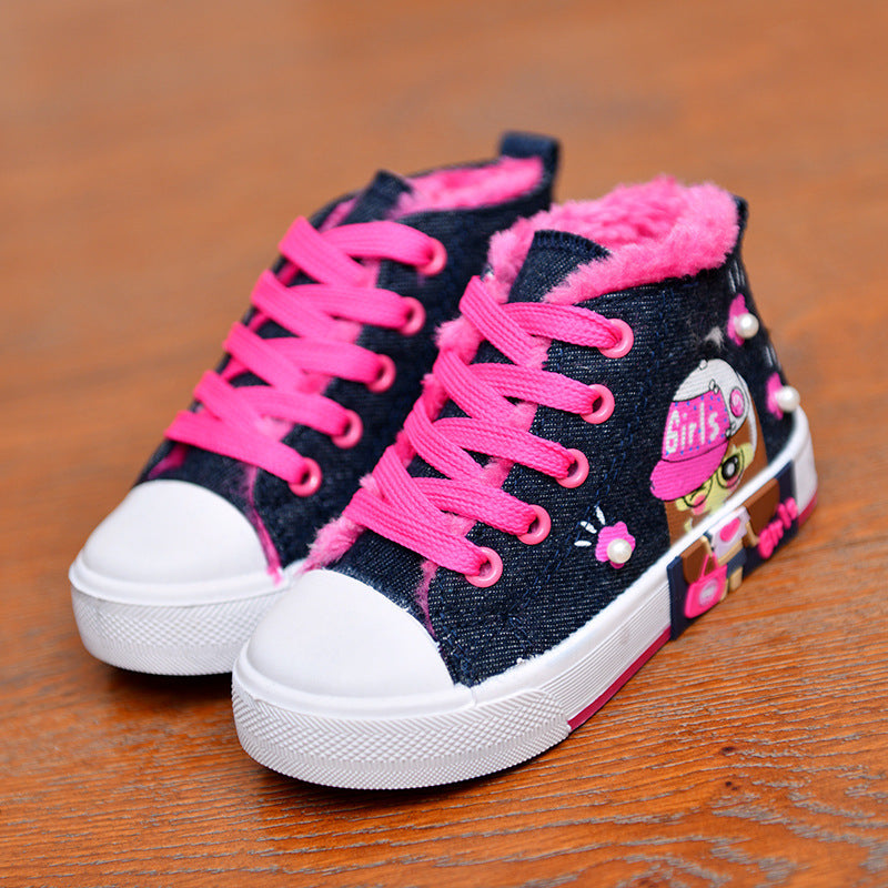 Girls' Canvas Trainers