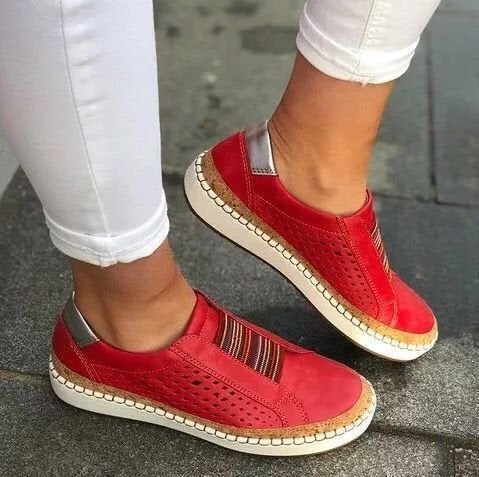 Large Size Casual Shoes European And American Canvas Shoes Women's Loafers