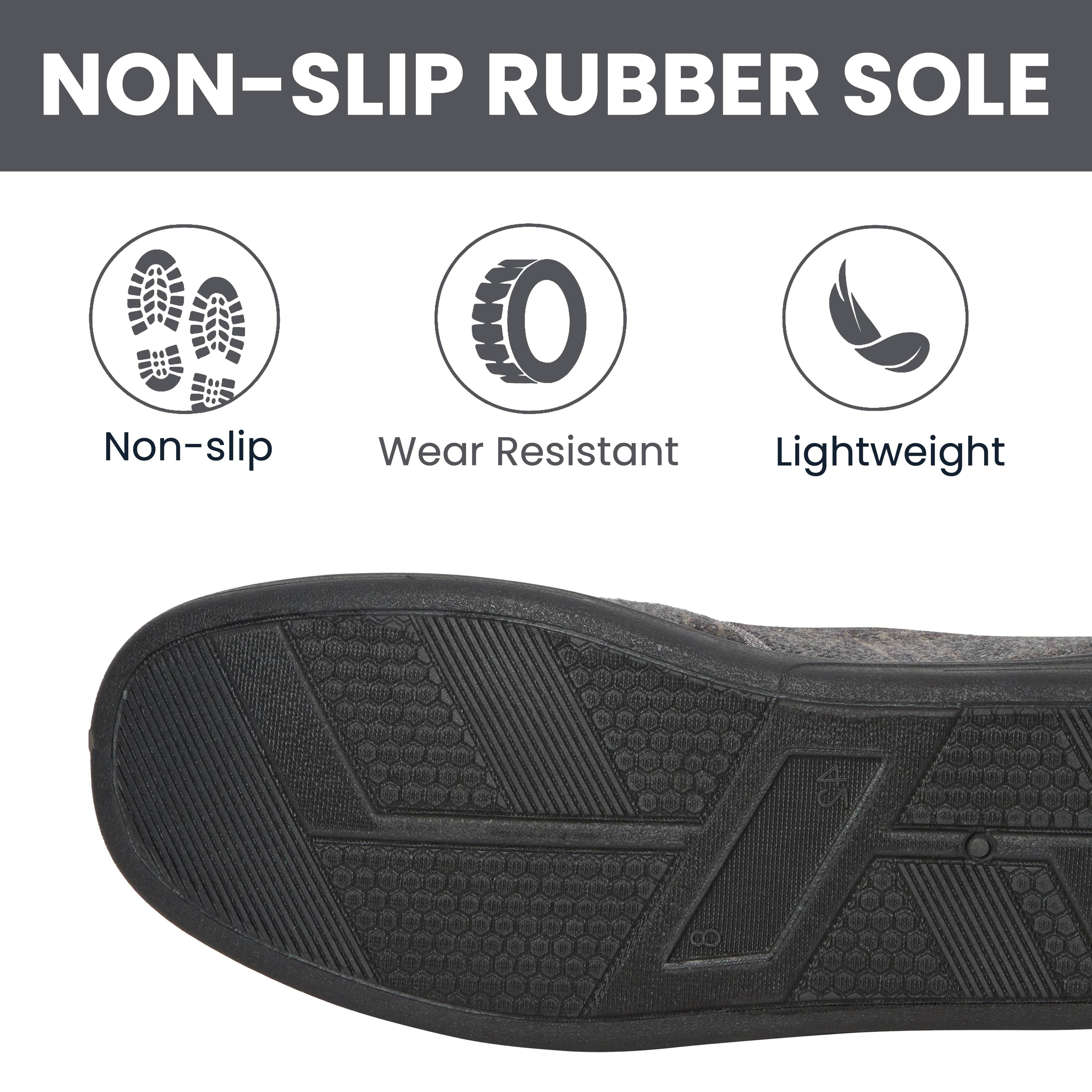 Men’s Checked Slippers Memory Foam Cushioned Soft Lining Warm Thermal Slip On House Shoes Pair for Indoor Use by Sock Stack