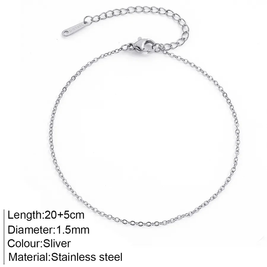 Wholesale Jewelry Bohemian Commute Anklet 304 Stainless Steel Anklet