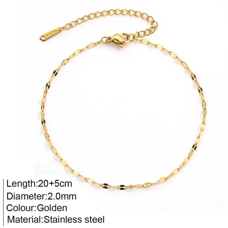 Wholesale Jewelry Bohemian Commute Anklet 304 Stainless Steel Anklet