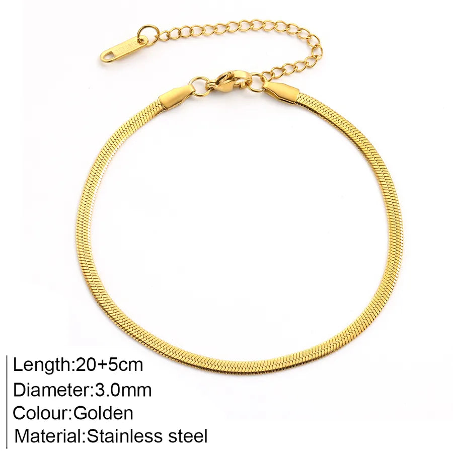 Wholesale Jewelry Bohemian Commute Anklet 304 Stainless Steel Anklet
