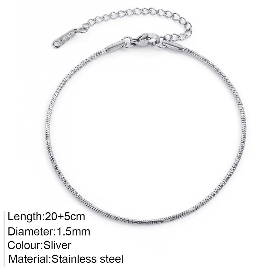 Wholesale Jewelry Bohemian Commute Anklet 304 Stainless Steel Anklet