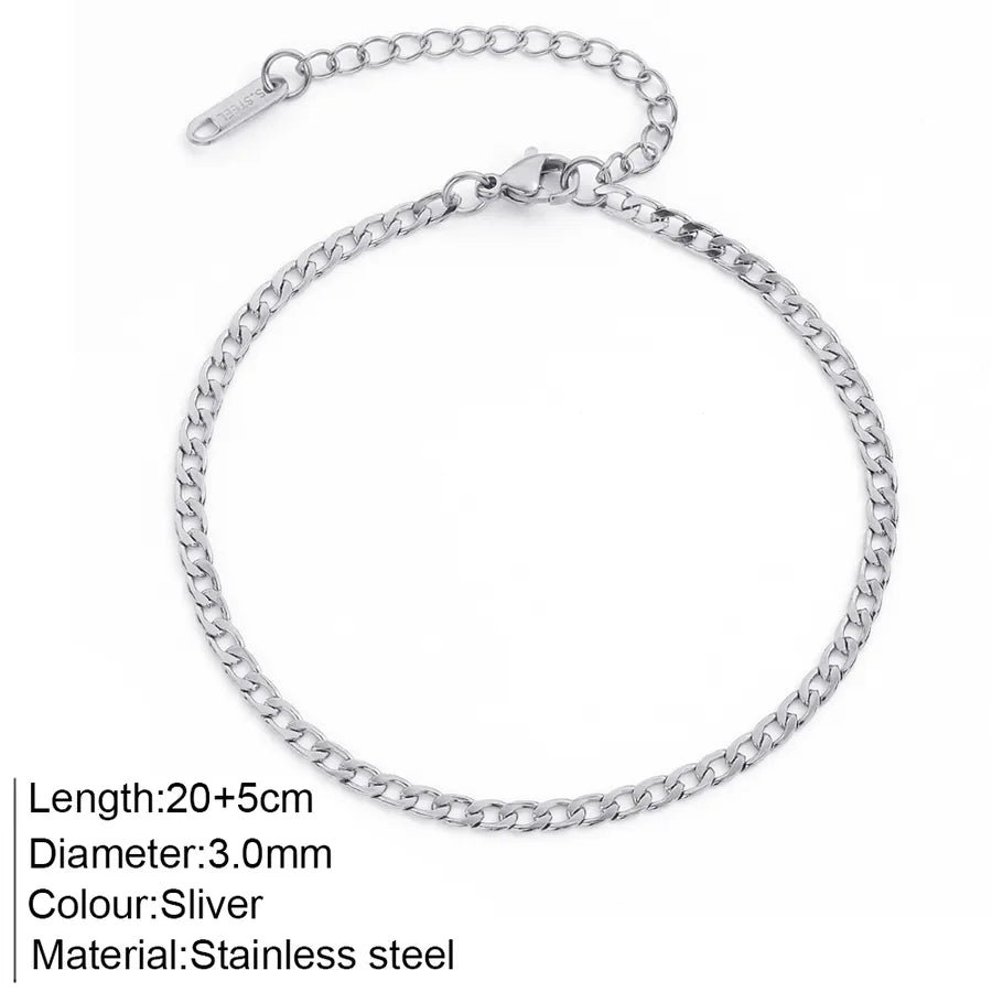 Wholesale Jewelry Bohemian Commute Anklet 304 Stainless Steel Anklet