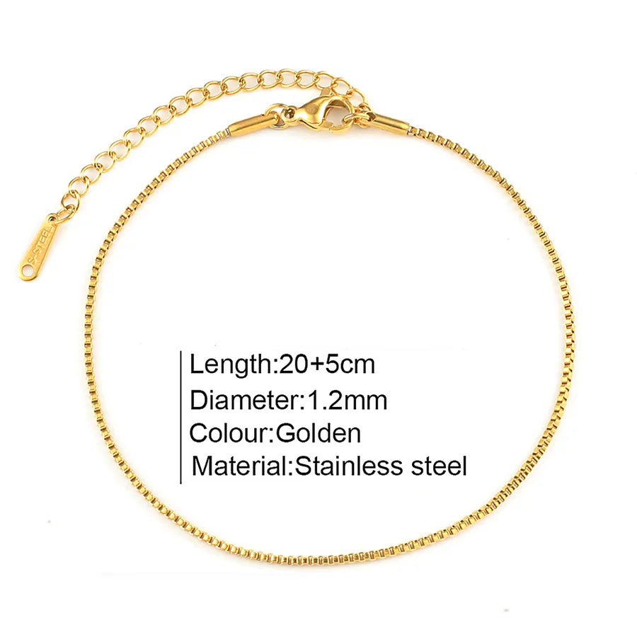 Wholesale Jewelry Bohemian Commute Anklet 304 Stainless Steel Anklet