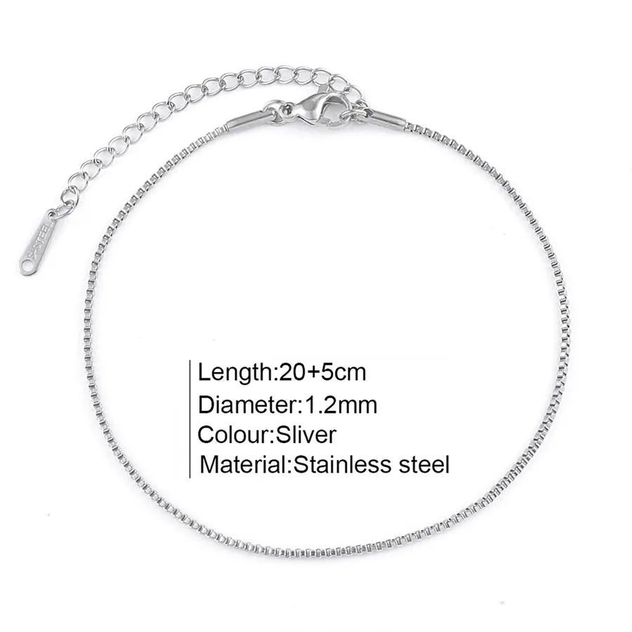 Wholesale Jewelry Bohemian Commute Anklet 304 Stainless Steel Anklet