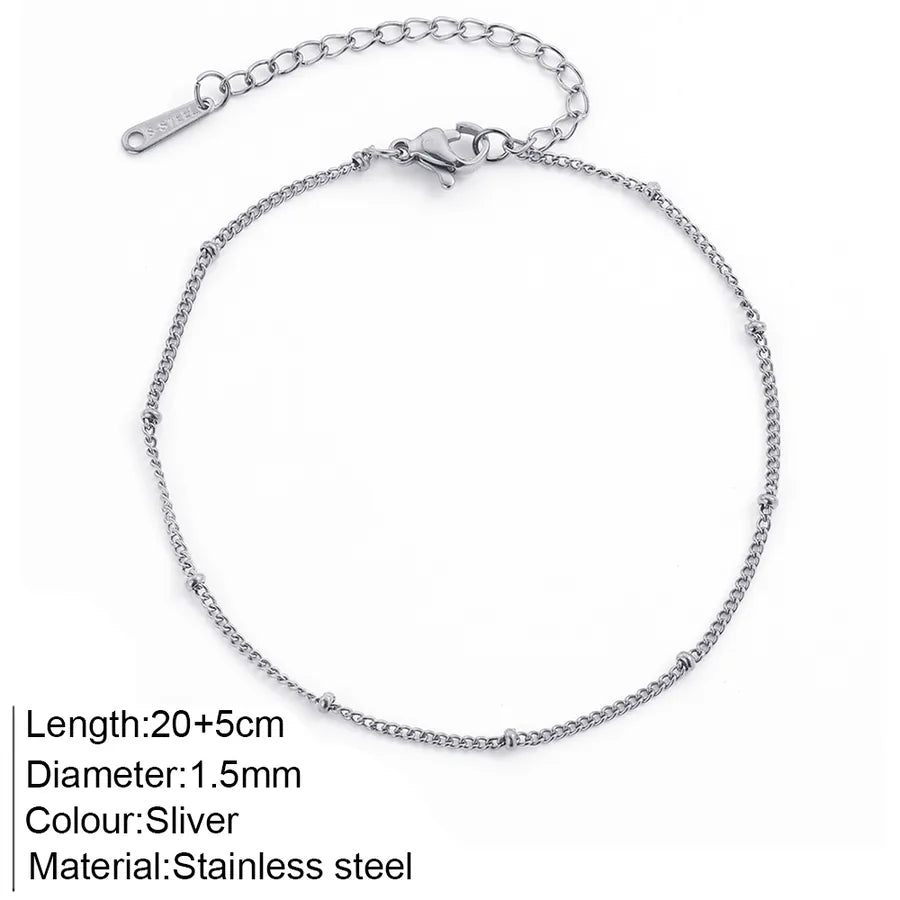 Wholesale Jewelry Bohemian Commute Anklet 304 Stainless Steel Anklet