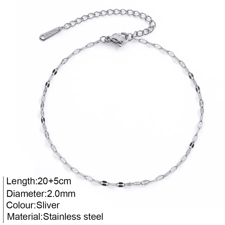 Wholesale Jewelry Bohemian Commute Anklet 304 Stainless Steel Anklet