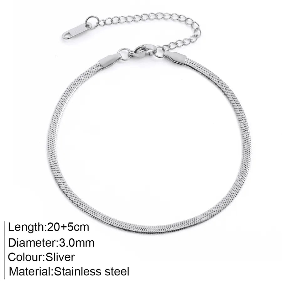 Wholesale Jewelry Bohemian Commute Anklet 304 Stainless Steel Anklet