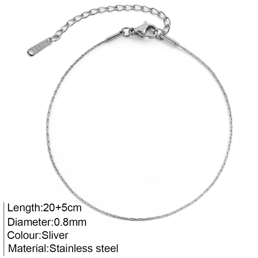 Wholesale Jewelry Bohemian Commute Anklet 304 Stainless Steel Anklet