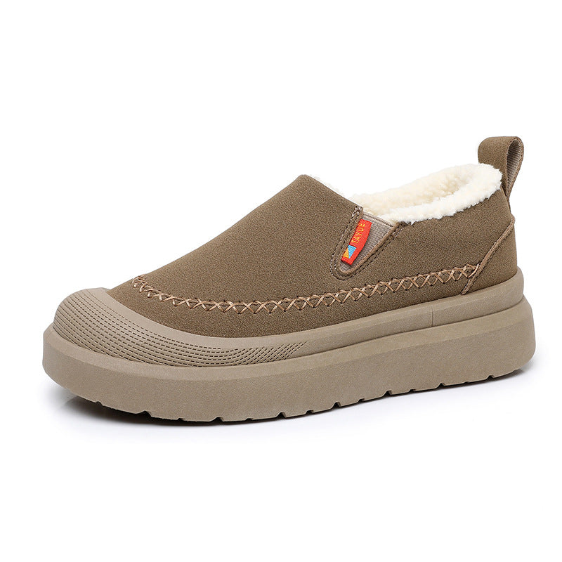 Women'S Soft-Soled Warm Thick Non-Slip Low-Top Shoes