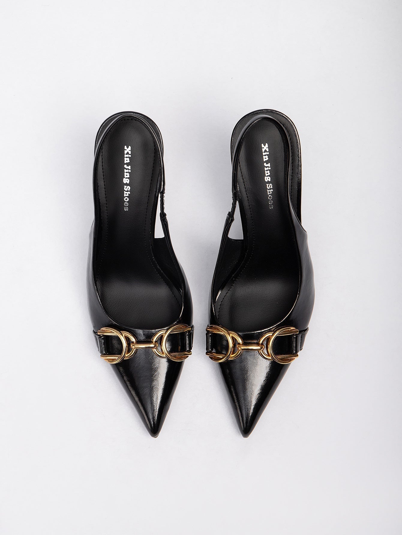 Women's Pointed-toe High-heeled Shoes with Backheel Straps